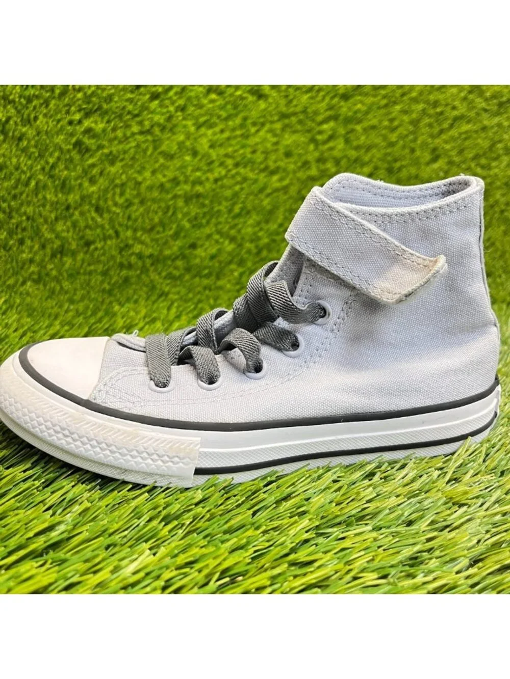 Converse Chuck Taylor All Star‎ High Boys Size 12C Gray Athletic Shoes Sneakers